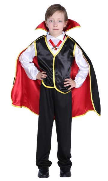 children's halloween vampire costumes children kids devil demon cosplays carnival purim party dress, Black;red
children's halloween vampire costumes children kids devil demon cosplays carnival purim party dress, Black;red