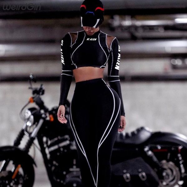 weirdgirl two piece set 2018 women tracksuit casual fitness fashion slim high waist full sleeve full length o-neck letter, White
weirdgirl two piece set 2018 women tracksuit casual fitness fashion slim high waist full sleeve full length o-neck letter, White