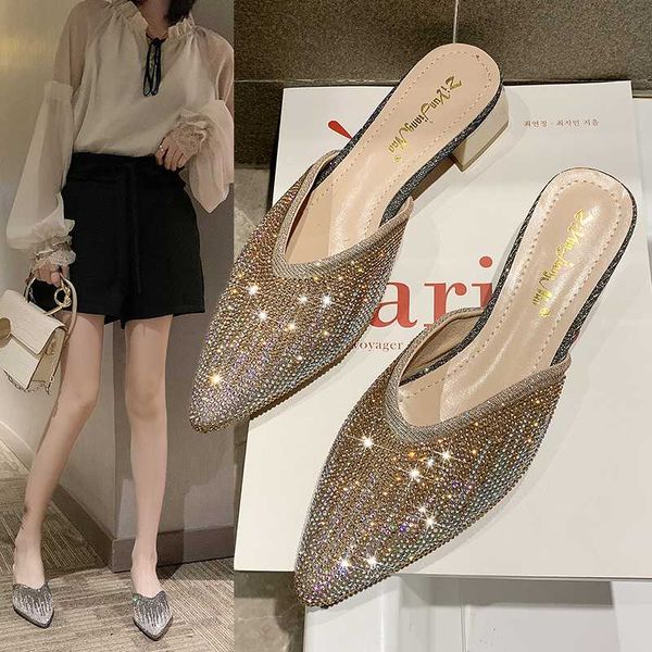 cover toe high-heeled shoes lady glitter slides med ladies' slippers slipers women female mule fashion heels jelly 2020 square, Black
cover toe high-heeled shoes lady glitter slides med ladies' slippers slipers women female mule fashion heels jelly 2020 square, Black