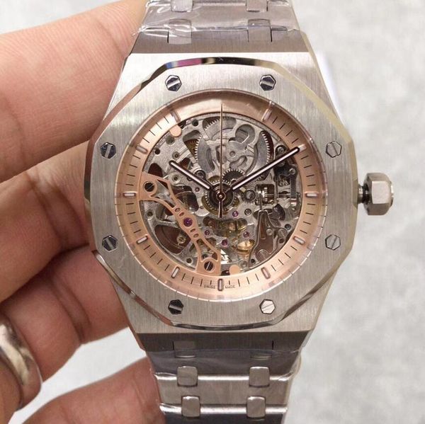royal 15407st framework fashion jinggang automatic machinery oak 01 big watch for men's master ii memorial banquet, Slivery;brown
royal 15407st framework fashion jinggang automatic machinery oak 01 big watch for men's master ii memorial banquet, Slivery;brown