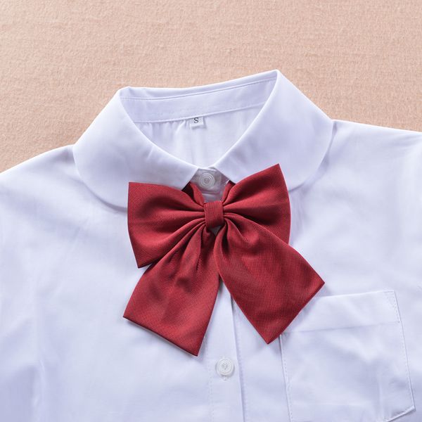 japanese-style womens high school jk uniforms shirt soft sister bow tie rope collar solid color collar flower bow a ing, Black;gray
japanese-style womens high school jk uniforms shirt soft sister bow tie rope collar solid color collar flower bow a ing, Black;gray