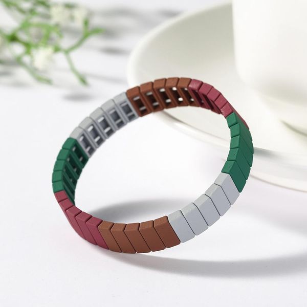 lemegeton fashion bohemian tile bracelet enamel stretch bracelets handmade braided braided rainbow bracelet new year gift, Golden;silver
lemegeton fashion bohemian tile bracelet enamel stretch bracelets handmade braided braided rainbow bracelet new year gift, Golden;silver