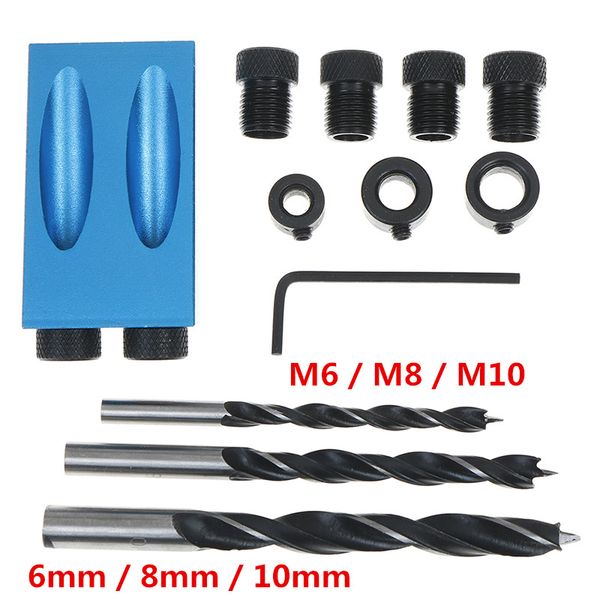 15 degree angle oblique hole locator drill bits pocket hole screw jig with dowel drill set carpenters wood joint drilling tool
15 degree angle oblique hole locator drill bits pocket hole screw jig with dowel drill set carpenters wood joint drilling tool