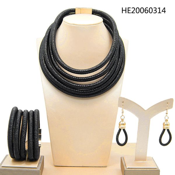 yulaili fashion women jewelry sets black color choker magnetism button necklace earrings bracelet ladies party accessories
yulaili fashion women jewelry sets black color choker magnetism button necklace earrings bracelet ladies party accessories