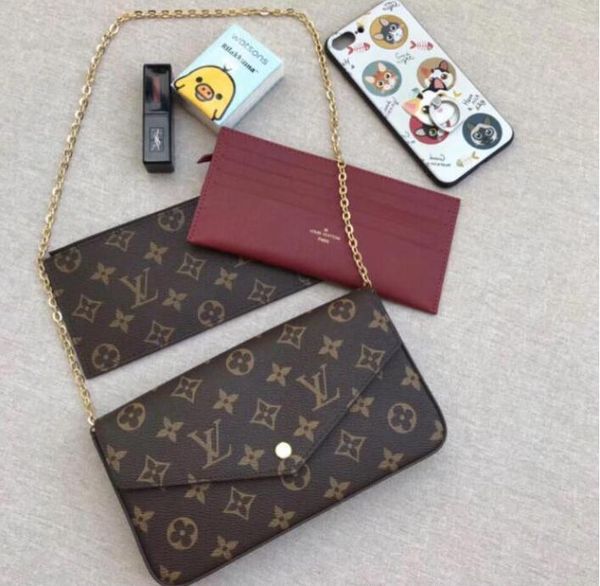 Печать цветов наплечная сумка из трех частей пакет леди кожа Crossbody кошелек Messenger сумки Сумки A Louis Vuitton LV
Печать цветов наплечная сумка из трех частей пакет леди кожа Crossbody кошелек Messenger сумки Сумки A Louis Vuitton LV