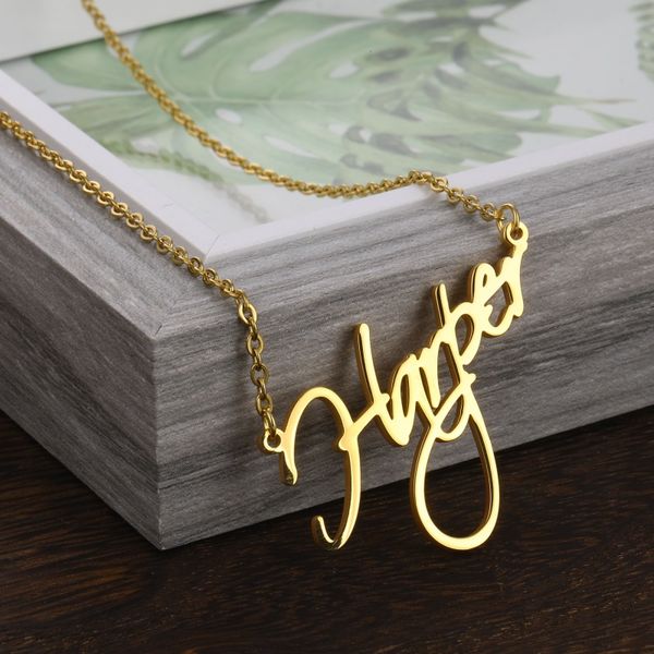 custom handwriting name necklace stainless steel nameplate pendant chokers for women customization jewelry charm bridesmaid gift, Golden;silver
custom handwriting name necklace stainless steel nameplate pendant chokers for women customization jewelry charm bridesmaid gift, Golden;silver