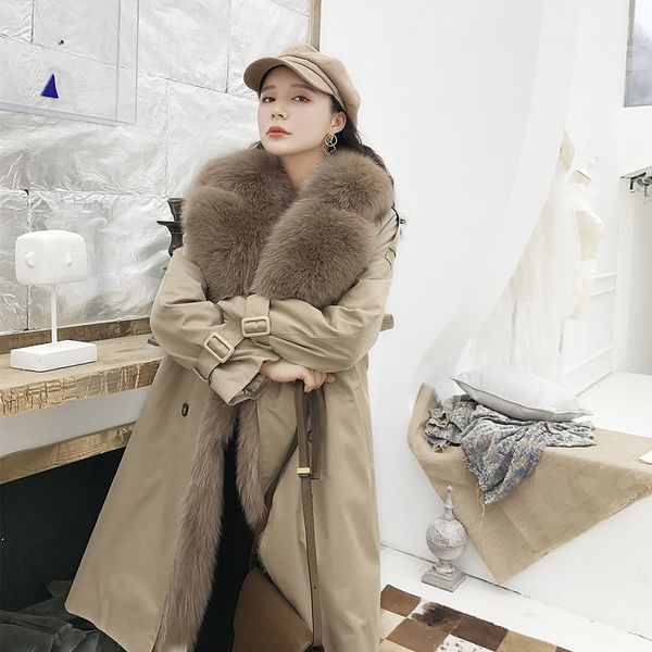 real fur coat women fur liner parka winter coat women windbreaker womens clothing abrigos mujer invierno 2019 bl505 yy683, Black
real fur coat women fur liner parka winter coat women windbreaker womens clothing abrigos mujer invierno 2019 bl505 yy683, Black