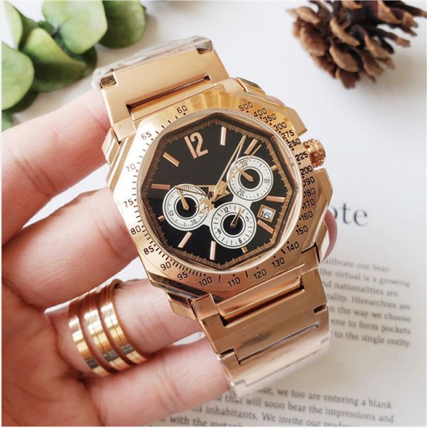 luxe mens classic watches 42mm fashion stainless steel quartz movement men's waterproof casual watch clock wristwatches 10, Slivery;brown
luxe mens classic watches 42mm fashion stainless steel quartz movement men's waterproof casual watch clock wristwatches 10, Slivery;brown