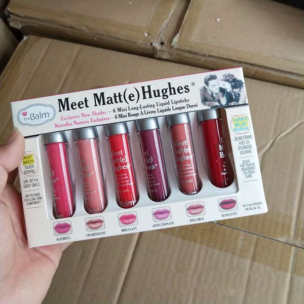 brand the balm lip gloss set 6pcs liquid lipstick kit 6colors long lasting waterproof makeup lip gloss matte foggy velvet lipgloss
brand the balm lip gloss set 6pcs liquid lipstick kit 6colors long lasting waterproof makeup lip gloss matte foggy velvet lipgloss