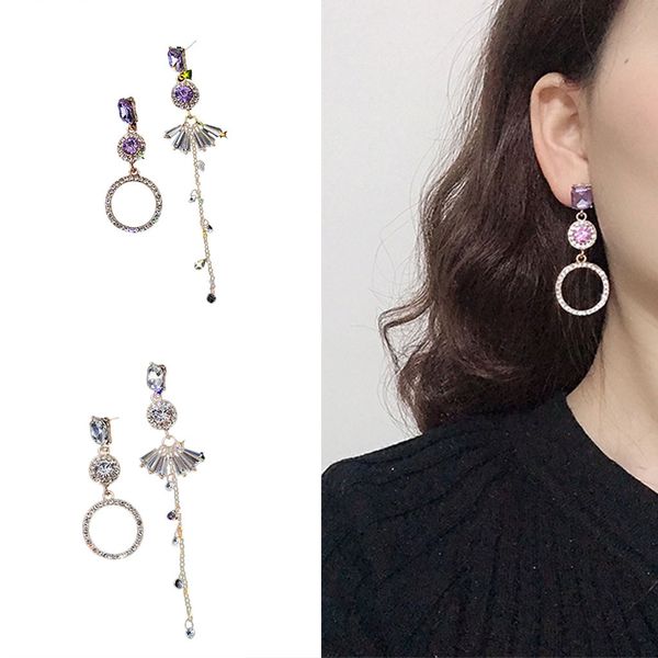 otoky earrings vintage crystal rhinestone purple women silver asymmetric long fringed earrings for women drops 19may22
otoky earrings vintage crystal rhinestone purple women silver asymmetric long fringed earrings for women drops 19may22