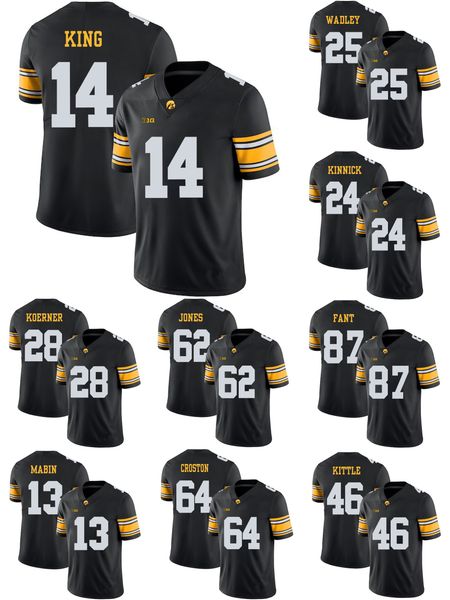 custom any name stitched men's iowa hawkeyes george kittle greg mabin cole croston college football jersey, Black
custom any name stitched men's iowa hawkeyes george kittle greg mabin cole croston college football jersey, Black