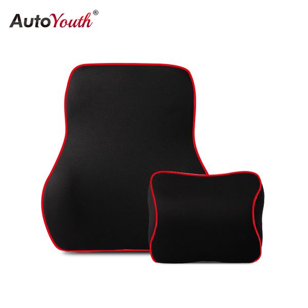 autoyouth 2pcs automobiles lumbar support headrest neck pillow kit memory cotton waist cushion seat support universal fit
autoyouth 2pcs automobiles lumbar support headrest neck pillow kit memory cotton waist cushion seat support universal fit