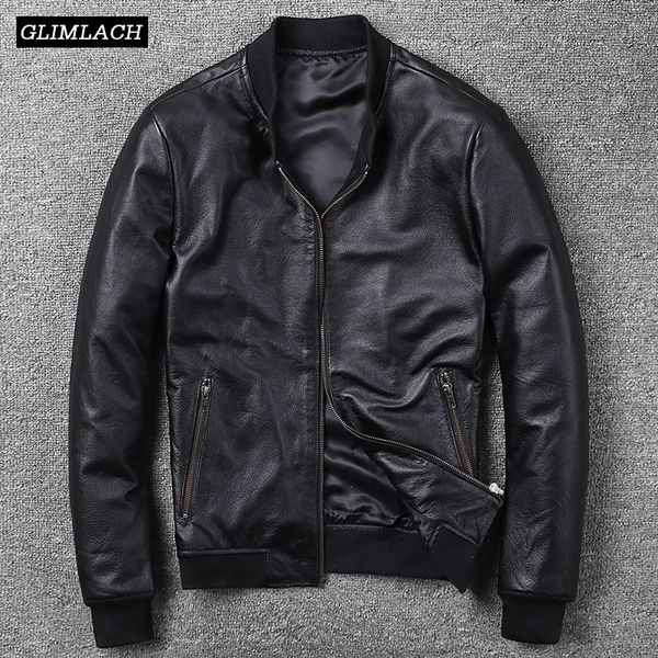 black genuine leather bomber jackets mens cowskin stand collar large size 5xl real leather flight jacket male autumn pilot coat
black genuine leather bomber jackets mens cowskin stand collar large size 5xl real leather flight jacket male autumn pilot coat
