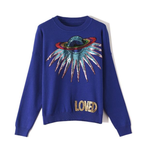 19fw autumn and winter new women's sweater designer streetwear round neck sweater star letter sequin embroidery sweater beige black blu, White;black
19fw autumn and winter new women's sweater designer streetwear round neck sweater star letter sequin embroidery sweater beige black blu, White;black