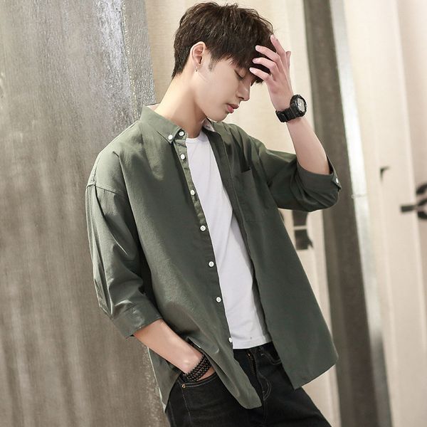 youth tide models men's shirts pure cotton loose leisure and fashion pure contracted 2019 men's new fashion mens dress shirts, White;black
youth tide models men's shirts pure cotton loose leisure and fashion pure contracted 2019 men's new fashion mens dress shirts, White;black
