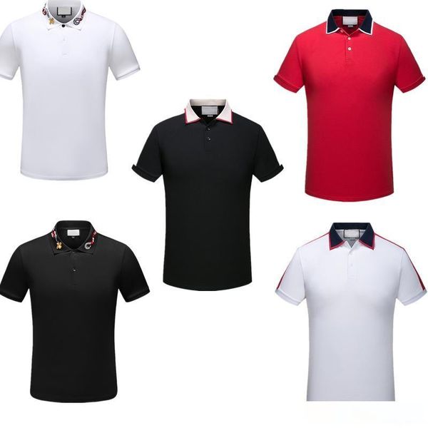g men's polos summer 18ss designer tag snake print clothing men fabric letter polo g t-shirt collar casual women tshirt striped shirt t, White;black
g men's polos summer 18ss designer tag snake print clothing men fabric letter polo g t-shirt collar casual women tshirt striped shirt t, White;black