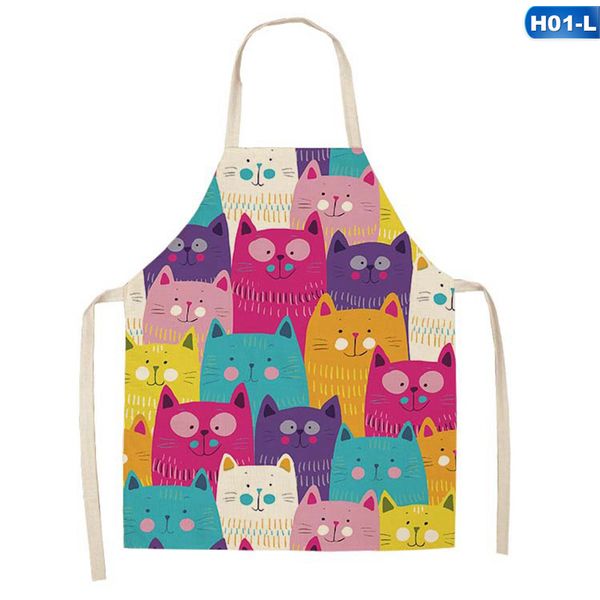 parent-child kitchen apron funny cartoon cat printed sleeveless cotton linen aprons for men women home cleaning tools
parent-child kitchen apron funny cartoon cat printed sleeveless cotton linen aprons for men women home cleaning tools
