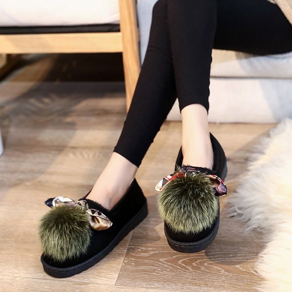 2020 comfortable shoes hair ball women's shoes driving female flat bottom new fashion pea suede soft u12-80, Black
2020 comfortable shoes hair ball women's shoes driving female flat bottom new fashion pea suede soft u12-80, Black