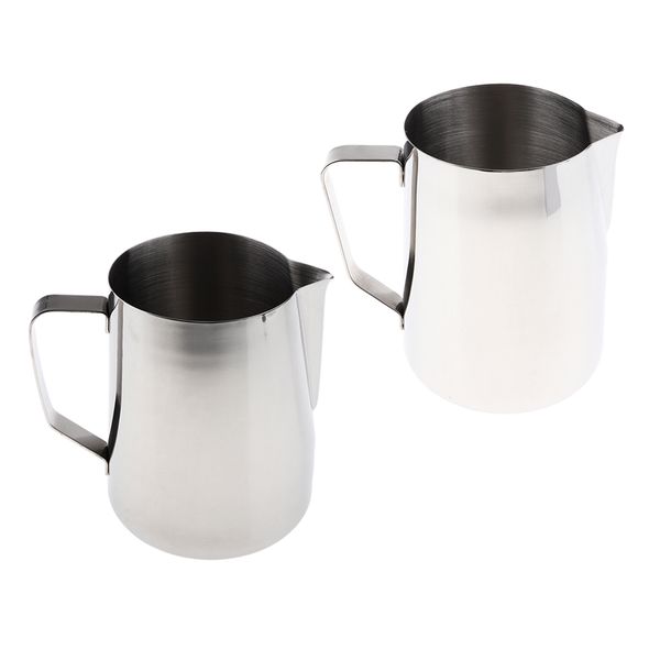 2pcs/set stainless steel milk frothing pitcher cappuccino pitcher pouring jug espresso cup creamer cup for latte art, (1000 ml 2000 ml
2pcs/set stainless steel milk frothing pitcher cappuccino pitcher pouring jug espresso cup creamer cup for latte art, (1000 ml 2000 ml