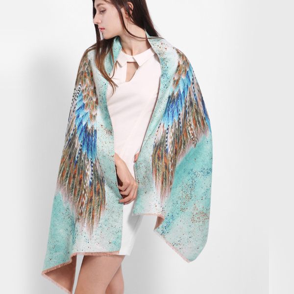 yilian brand yilian brand animal wing shawl cashmere novelty scarf for women fashionable green color la081, Blue;gray
yilian brand yilian brand animal wing shawl cashmere novelty scarf for women fashionable green color la081, Blue;gray