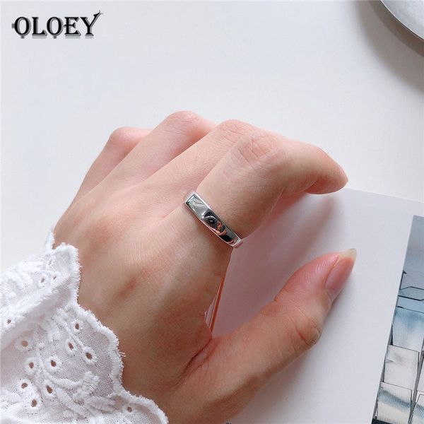 oloey 100% pure 925 sterling silver open rings for women korea minimalist bevel face adjustable ring bague fine jewelry ymr935, Golden;silver
oloey 100% pure 925 sterling silver open rings for women korea minimalist bevel face adjustable ring bague fine jewelry ymr935, Golden;silver