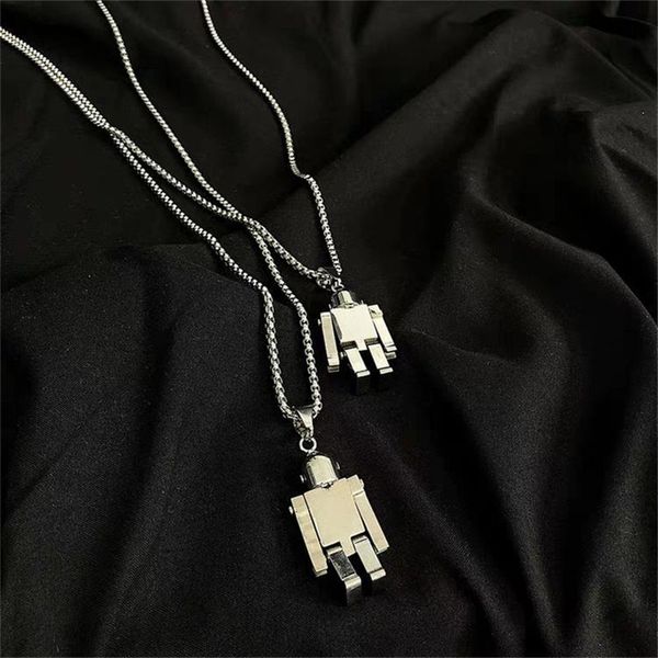 fashion harajuku personalized hip hop robot necklace long pendent boyfriend gift women party punk streetwear jewelry, Silver
fashion harajuku personalized hip hop robot necklace long pendent boyfriend gift women party punk streetwear jewelry, Silver