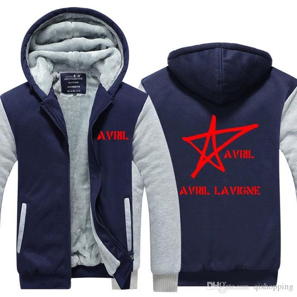 avril lavigne hoodie cotton coat winter thicken fleece zipper casual winter jacket super warm leisure sweatshirt sportswear us eu size, Blue;black
avril lavigne hoodie cotton coat winter thicken fleece zipper casual winter jacket super warm leisure sweatshirt sportswear us eu size, Blue;black