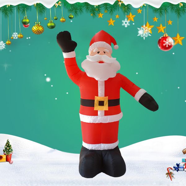 christmas-giant-inflatable-led waving santa claus 2.4m inflatable decoration for garden holiday xmas decoration with blower s24
christmas-giant-inflatable-led waving santa claus 2.4m inflatable decoration for garden holiday xmas decoration with blower s24