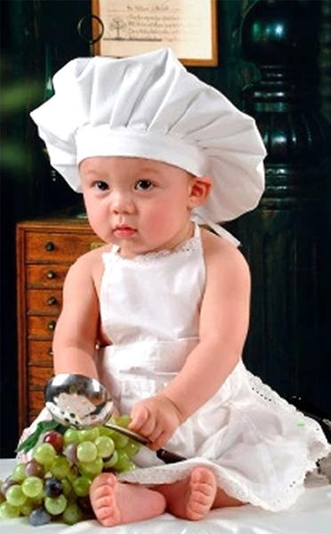 cute baby white cook costume p pgraphy prop newborn infant hat apron chef clothes for kids, Black
cute baby white cook costume p pgraphy prop newborn infant hat apron chef clothes for kids, Black