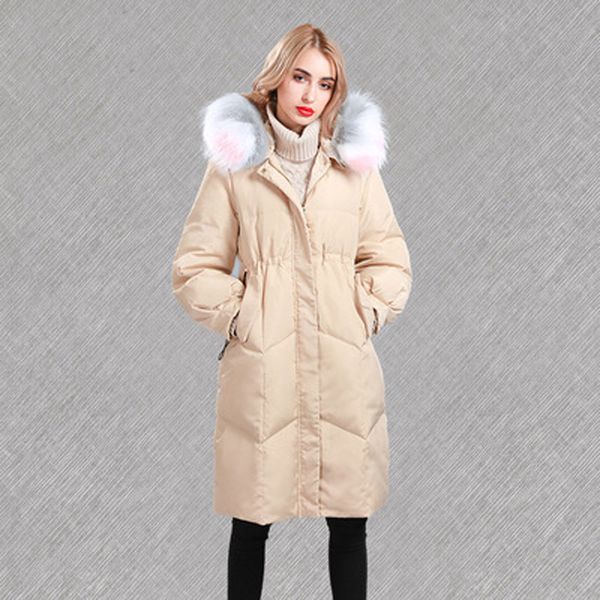 soft thick women's down jacket woman winter long coat solid parka filler cotton ladies duck down jacket, Black
soft thick women's down jacket woman winter long coat solid parka filler cotton ladies duck down jacket, Black