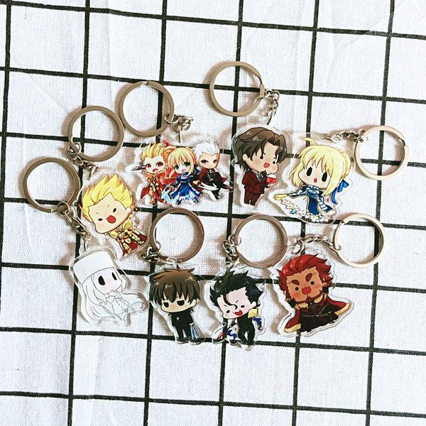 anime acrylic fate grand order saber transparent double-sided pendant fate llaveros para mujer wallet chain key chains, Silver
anime acrylic fate grand order saber transparent double-sided pendant fate llaveros para mujer wallet chain key chains, Silver