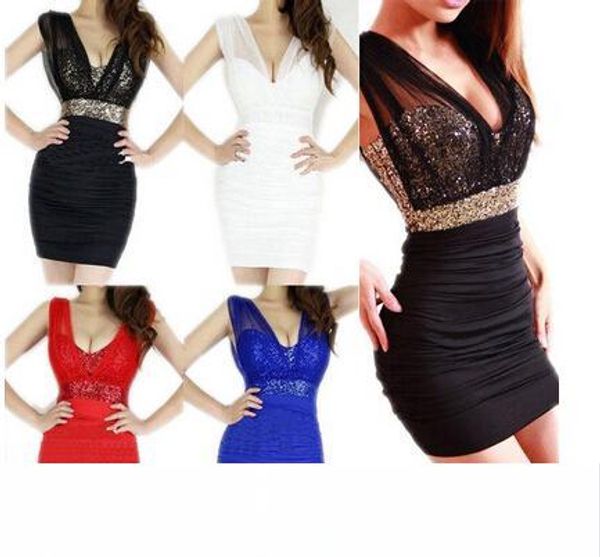 2016 summer women dress v-neck sequined club dress women bodycon bandage mini party dresses, Black;gray
2016 summer women dress v-neck sequined club dress women bodycon bandage mini party dresses, Black;gray