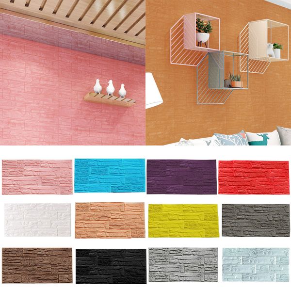 1pc 3d brick pe foam wallpaper panels room decal stone decor embossed wall decal tv background waterproof wall stickers 60*30cm
1pc 3d brick pe foam wallpaper panels room decal stone decor embossed wall decal tv background waterproof wall stickers 60*30cm