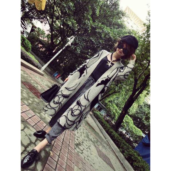 fannico european big spring autumn abstract pattern loose bat sleeve women long cardigan sweater thick sweater coat, White
fannico european big spring autumn abstract pattern loose bat sleeve women long cardigan sweater thick sweater coat, White