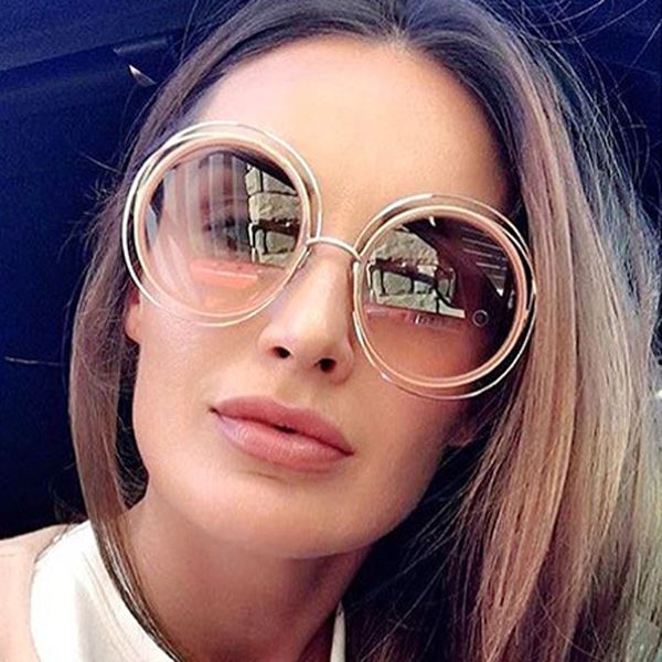mizho metal frame big eyewear gradient round sunglasses women brand designer uv400 silver hip hop sun glasses mujer, White;black
mizho metal frame big eyewear gradient round sunglasses women brand designer uv400 silver hip hop sun glasses mujer, White;black