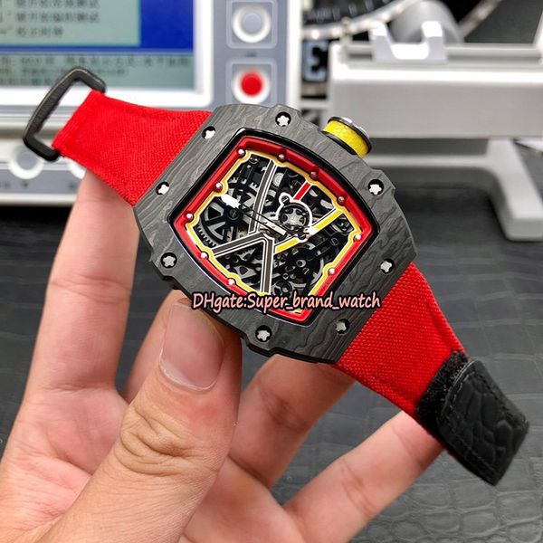 version new rm 67-02 alexander zverev tpt® carbon fibre case miyota mechanical skeleton dial rm67-02 mens watch nylon luminous watches, Slivery;brown
version new rm 67-02 alexander zverev tpt® carbon fibre case miyota mechanical skeleton dial rm67-02 mens watch nylon luminous watches, Slivery;brown