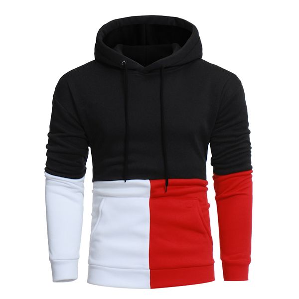 the new 2017 autumn/winter men leisure splicing fleece hooded casual sweatshirts, Black
the new 2017 autumn/winter men leisure splicing fleece hooded casual sweatshirts, Black