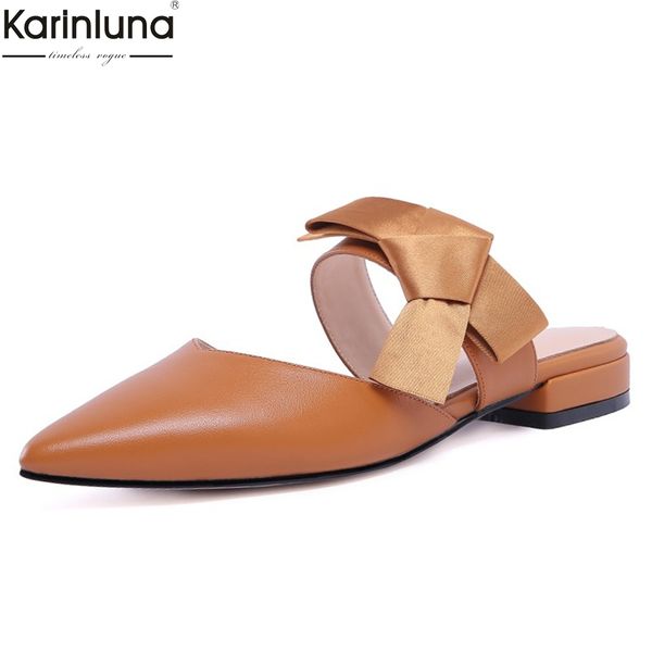 2019 genuine cow leather pointed toe classics chic mules woman shoes sweet bowtie shoes woman flats, Black
2019 genuine cow leather pointed toe classics chic mules woman shoes sweet bowtie shoes woman flats, Black