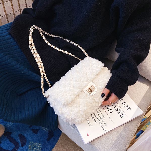 сумочка мода плюшевые классический lattice закрылков сумка lady crossbody сумка для женщин цепи сумки на ремне
сумочка мода плюшевые классический lattice закрылков сумка lady crossbody сумка для женщин цепи сумки на ремне