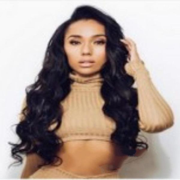 lady wig big wave wig black / dark brown long curly hair with simulated scalp 65 cm long
lady wig big wave wig black / dark brown long curly hair with simulated scalp 65 cm long