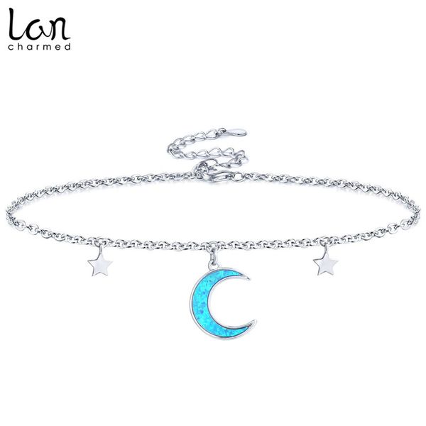 lancharmed blue opal charm link chain bracelet jewelry women cute moon and star pendant bracelets for women, Golden;silver
lancharmed blue opal charm link chain bracelet jewelry women cute moon and star pendant bracelets for women, Golden;silver