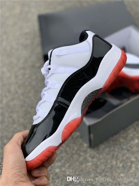 air authentic 11 low white bred man basketball shoes 11s men black true red retro athletic sneakers with original box av2187-160
air authentic 11 low white bred man basketball shoes 11s men black true red retro athletic sneakers with original box av2187-160