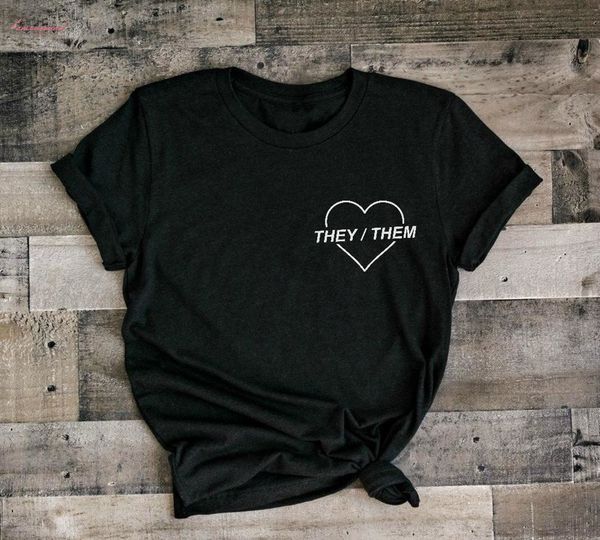 pronouns they them women tshirt casual cotton hipster funny t shirt for lady girl tee drop ship zy 159, White
pronouns they them women tshirt casual cotton hipster funny t shirt for lady girl tee drop ship zy 159, White