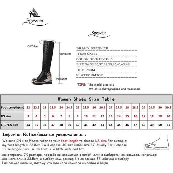 sgesvier round toe knee high boots platform height increasing long boots winter fashion high heel boots buckle women shoes ox537, Black
sgesvier round toe knee high boots platform height increasing long boots winter fashion high heel boots buckle women shoes ox537, Black