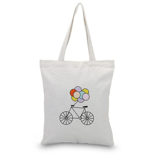 handbags canvas tote shoulder bags cartoon bike custom print logo daily use diy shopping bag eco reusable recycle
handbags canvas tote shoulder bags cartoon bike custom print logo daily use diy shopping bag eco reusable recycle