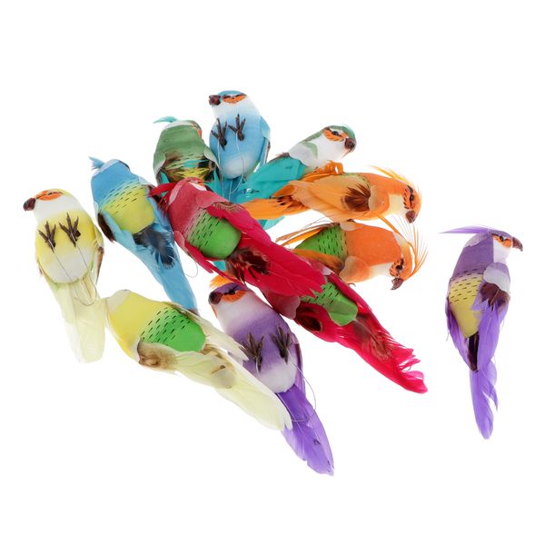 pack of 12 realistic feathered parrot with clip / claw on, artificial craft bird garden parties lawn decor
pack of 12 realistic feathered parrot with clip / claw on, artificial craft bird garden parties lawn decor