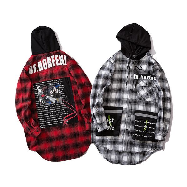 men's women 2019 plaid thick warm long-sleeved shirt men winter youth shirt male streetwear oversize clothes autumn, White;black
men's women 2019 plaid thick warm long-sleeved shirt men winter youth shirt male streetwear oversize clothes autumn, White;black