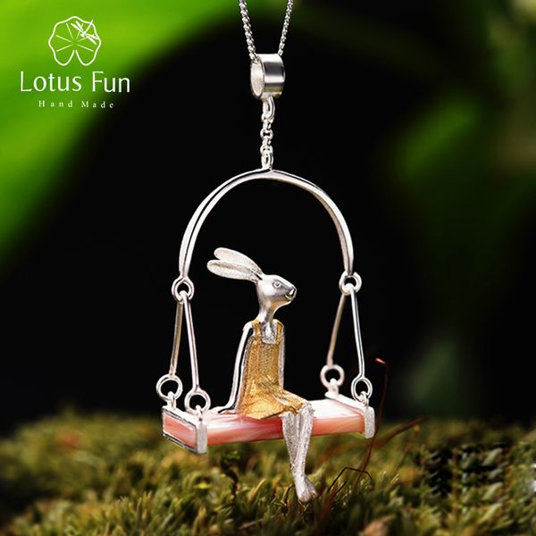 lotus fun real 925 sterling silver natural sea shell handmade fine jewelry creative miss rabbit pendant without chain acessorios
lotus fun real 925 sterling silver natural sea shell handmade fine jewelry creative miss rabbit pendant without chain acessorios