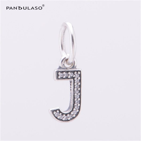 fits pandora charms bracelet authentic 925 sterling silver bead lucky letter j with clear cz charm women diy jewelry findings
fits pandora charms bracelet authentic 925 sterling silver bead lucky letter j with clear cz charm women diy jewelry findings