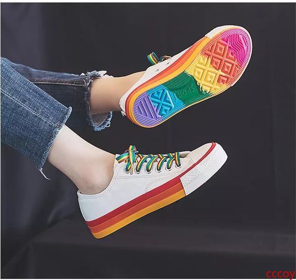 2019 casual shoes mens for womens canvas rainbow designer shoes comfortable jogging hiking women sports shoes size 36-44
2019 casual shoes mens for womens canvas rainbow designer shoes comfortable jogging hiking women sports shoes size 36-44